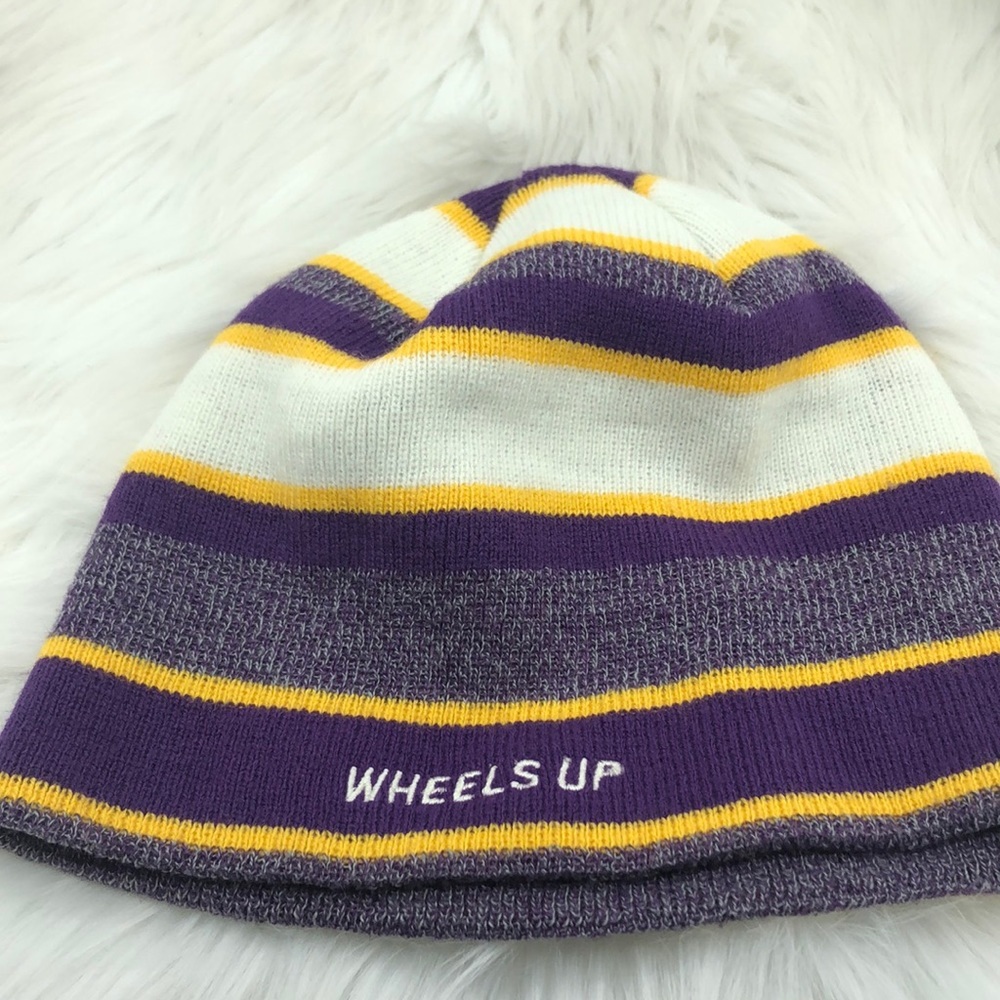 Wheels Up Beanie Hat One Size Fits All Multi Color